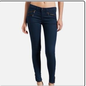 Rag & Bone Cadet Blue Jeans with Zipper Accents. Size 27